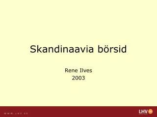 skandinaavia b rsid