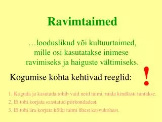 ravimtaimed