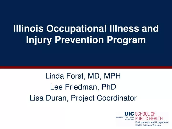 illinois occupational illness and injury prevention program