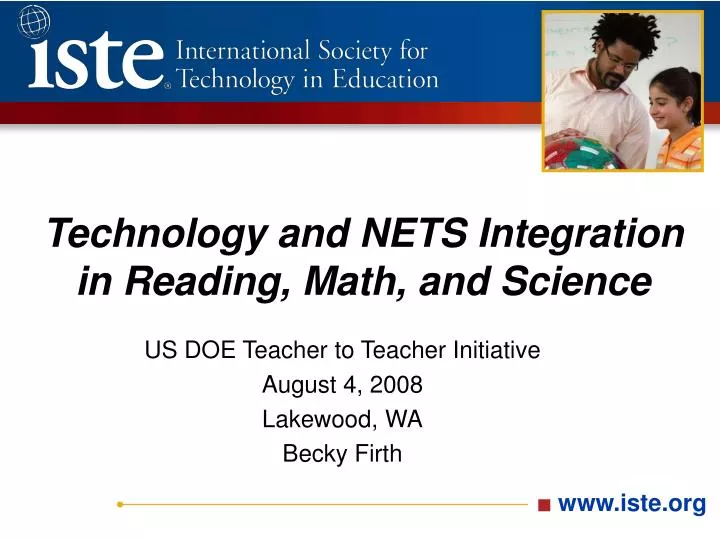 technology and nets integration in reading math and science