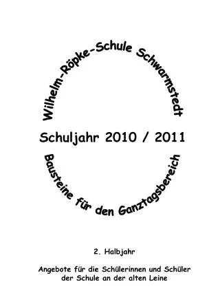 schuljahr 2010 2011