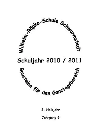 schuljahr 2010 2011