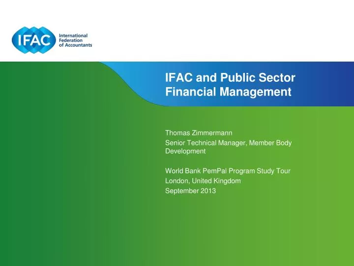 ifac and public sector financial management
