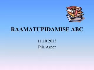 raamatupidamise abc