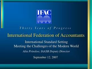 International Federation of Accountants