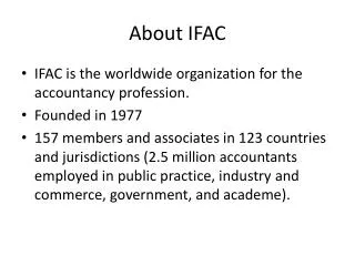about ifac