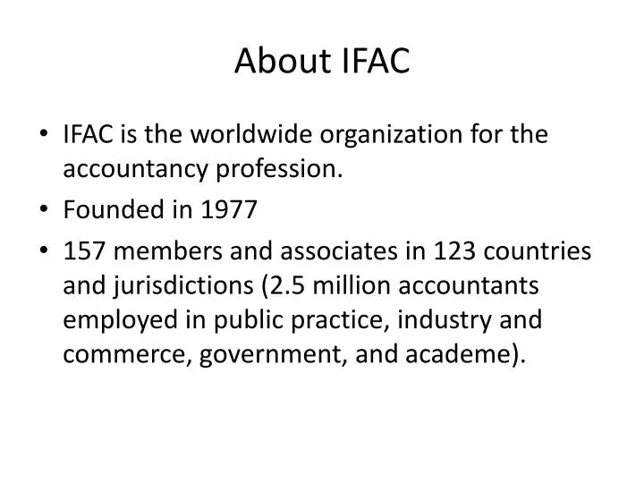 about ifac