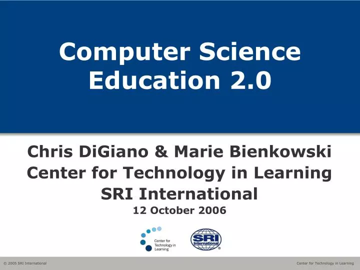 computer science education 2 0