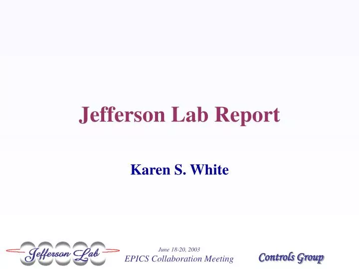 jefferson lab report