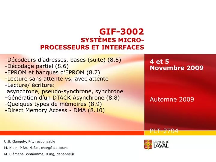 gif 3002 syst mes micro processeurs et interfaces