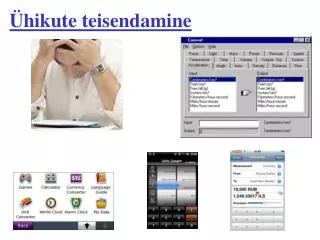 hikute teisendamine
