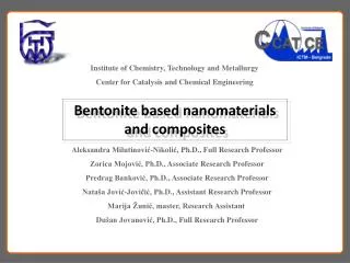 Bentonite based nanomaterials and composites
