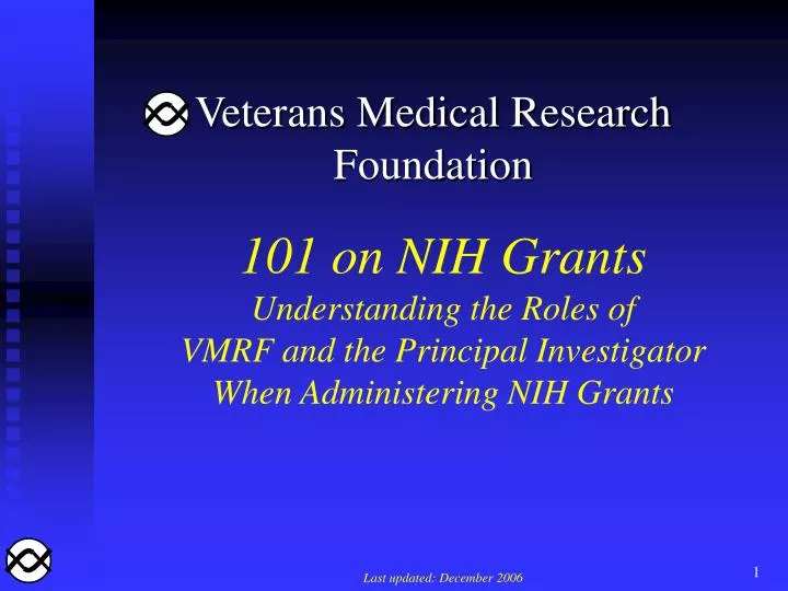 veterans medical research foundation