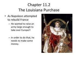 Chapter 11.2 The Louisiana Purchase
