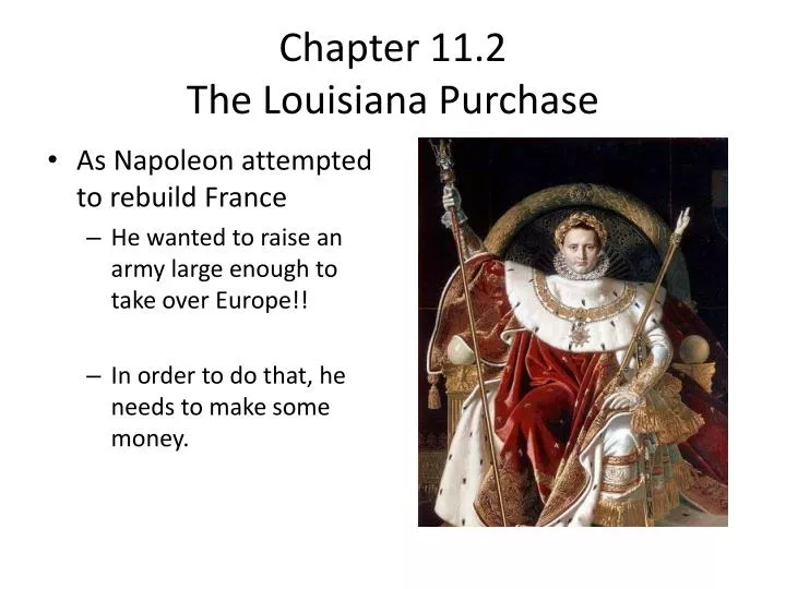 chapter 11 2 the louisiana purchase
