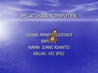 pelatihan komputer