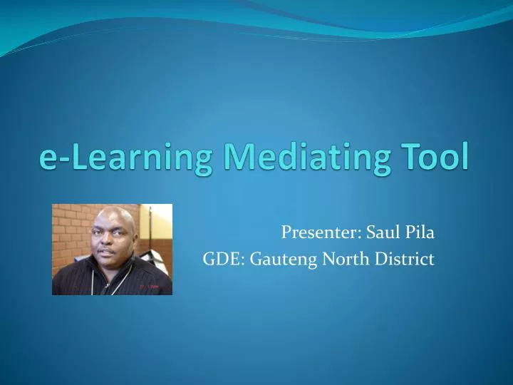 e learning mediating tool