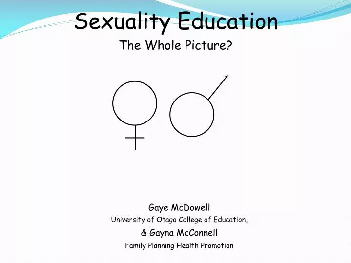 sexuality education the whole picture