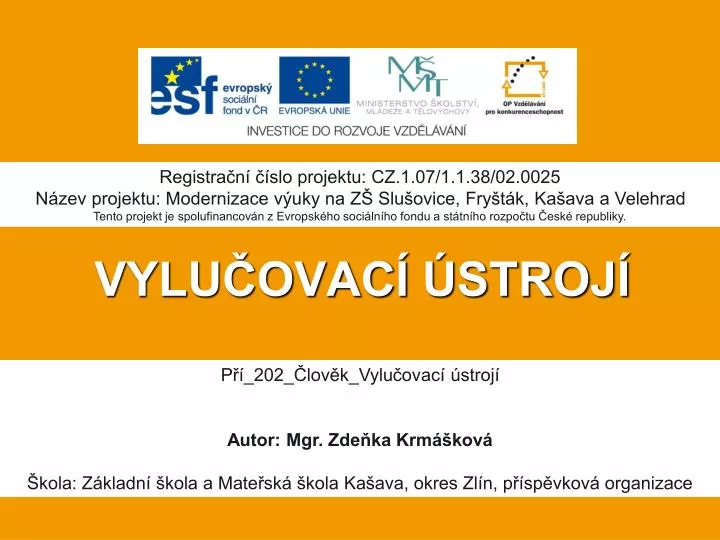 vylu ovac stroj