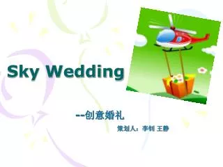 sky wedding