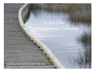 Te Ara Piko The Pauatahanui Pathway
