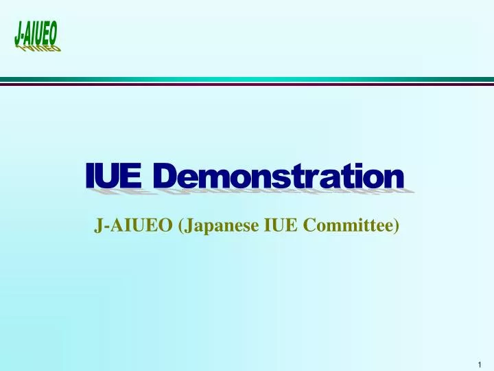 j aiueo japanese iue committee