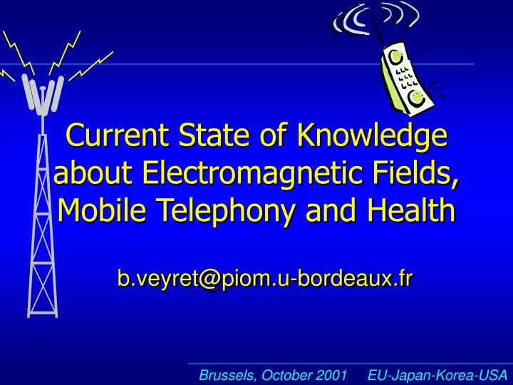 current state of knowledge about electromagnetic fields mobile telephony and health