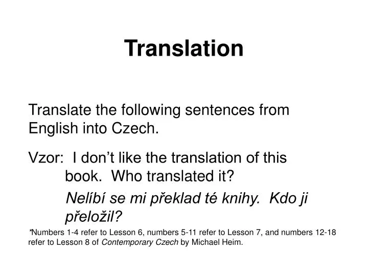 translation