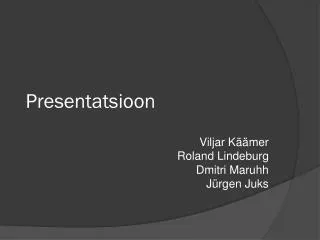 presentatsioon