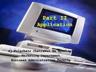part ii application