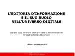 Milano, 26 febbraio 2013 - slide 1