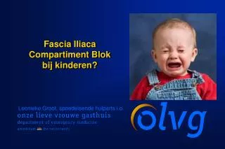 fascia iliaca compartiment blok bij kinderen