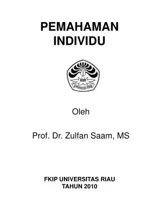 pemahaman individu