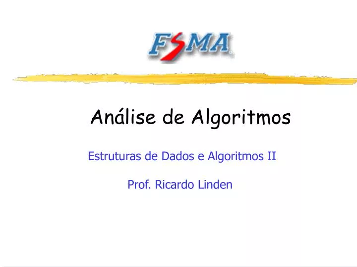 PPT - Complexidade de algoritmos e Classificação (Ordenação) de dados  PowerPoint Presentation - ID:4594375