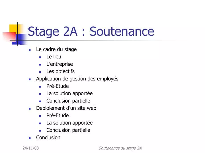 stage 2a soutenance
