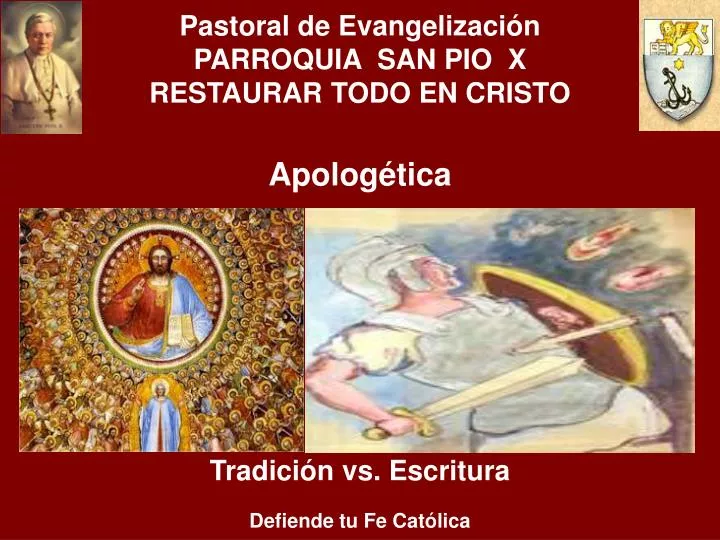 pastoral de evangelizaci n parroquia san pio x restaurar todo en cristo