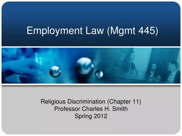 employment law mgmt 445