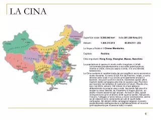 la cina