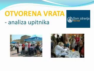 otvorena vrata analiza upitnika