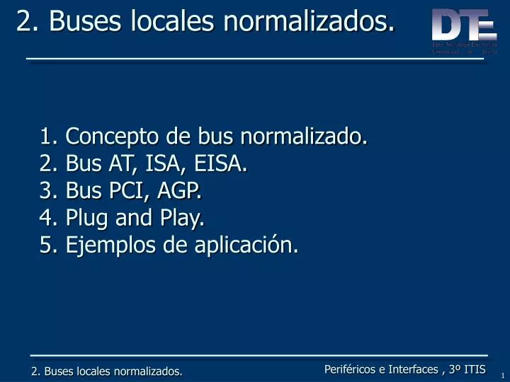 2 buses locales normalizados