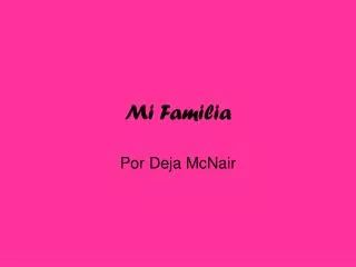 mi familia