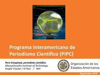 programa interamericano de periodismo cient fico pipc