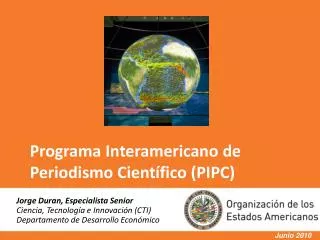 programa interamericano de periodismo cient fico pipc