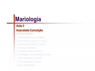 mariologia