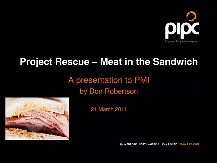 project rescue meat in the sandwich