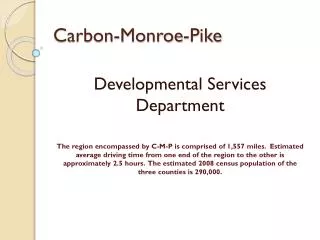 Carbon-Monroe-Pike