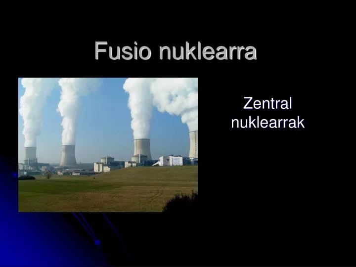 fusio nuklearra
