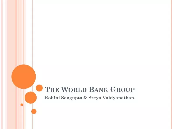 the world bank group