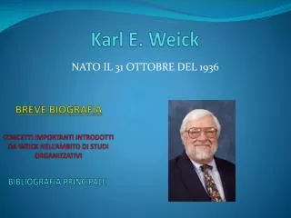 karl e weick