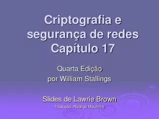 criptografia e seguran a de redes cap tulo 17